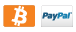Bitcoin & PayPal Accepted